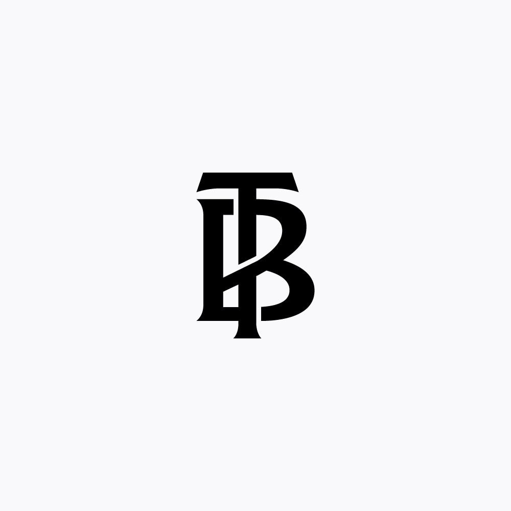 BT Monogram Logo by Shimul Pro on Dribbble