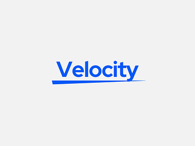 Velocity Brand Logo branding graphic design logo