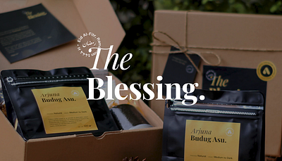 The Blessing box design brand identity branding graphic design label label design logo luxury modern motion graphics packaging print design