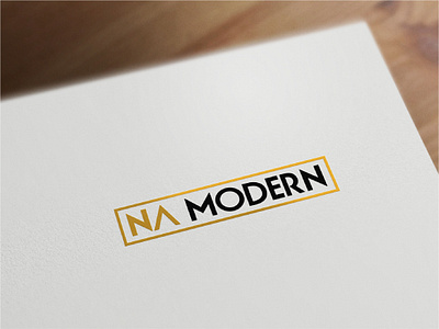 NA Modern Logo Design branding design graphic design icon illustration logo typography ui ux vector