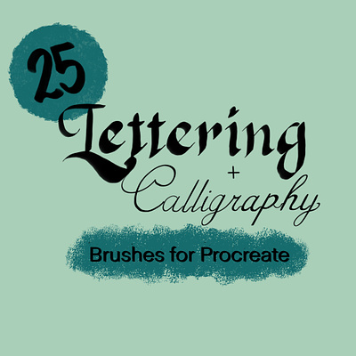 Lettering and Calligraphy Brushes for Procreate