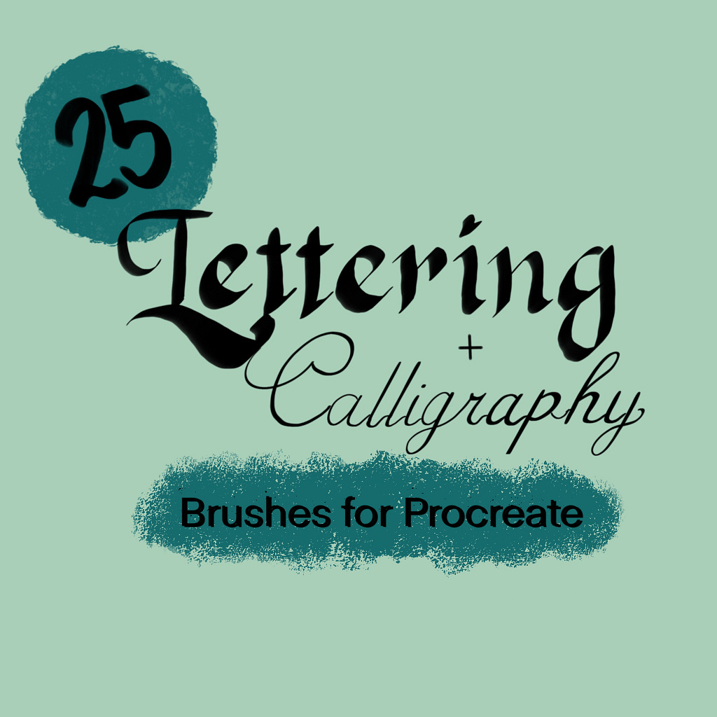 Lettering and Calligraphy Brushes for Procreate by Daisy Lopez on Dribbble