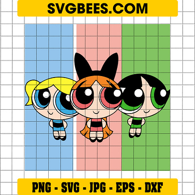 Powerpuff Girls SVG powerpuff girls svg svgbees