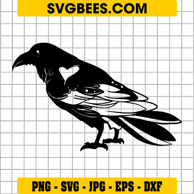 Raven SVG raven svg svgbees