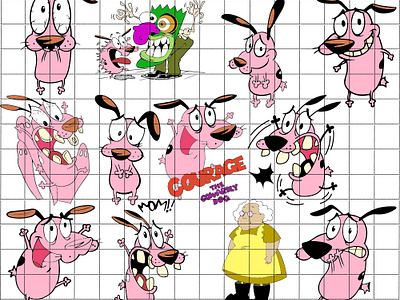 Courage the Cowardly Dog SVG courage the cowardly dog svg svgbees
