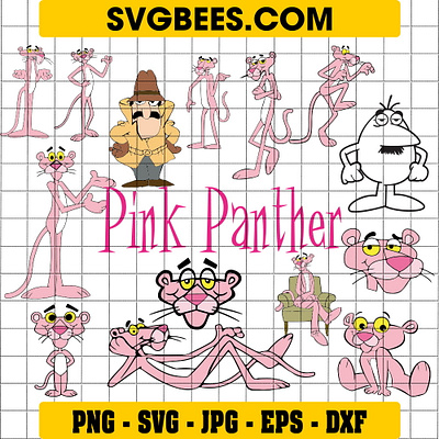 Pink Panther SVG pink panther svg svgbees