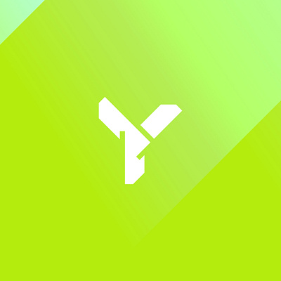 Y in Cyber-style design inspiration logo logo design logomark logotype simple vector