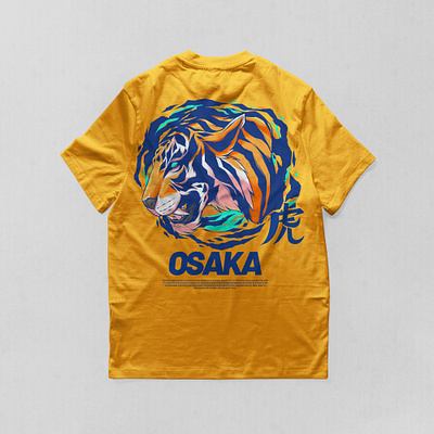 Japanese Tiger Streetwear Graphic Design branding clothing design design graphic design illustration japanese japanese streetwear design shirt design streetwear streetweart tiger