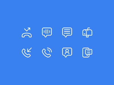 Communication Icons Set communication design icon icon design icon set icongraphy icons telecommunications