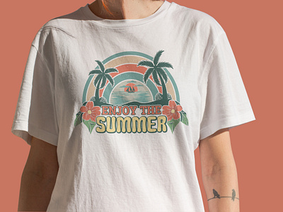 Vintage / Retro summer t-shirt design branding clothing custom t shirt design design eye catching t shirt graphic design illustration logo retro t shirt summer t shirt t shirt t shirt design tshirt ui vintage vintage retro t shirt vintagr t shirt