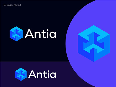 Antia logo abstract logo branding creative logo design illustration logo logo designer modern logo ui vector