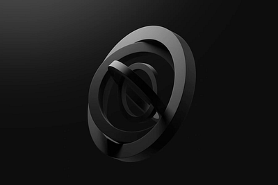 Rotating Rings 3d animation blender core dark design minimal minimalist motion motion graphics rings rotate