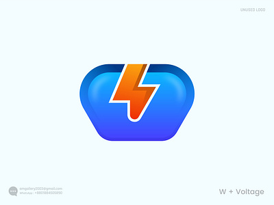 W Voltage logo, Electronic Logo augmented reality brand brand and logo branding electronic logo identitydesign illustration logo designer logocollection logoconcept logodesign logogrid logoinspiration logomark logos logotype typographylogo vector voltage logo w logo