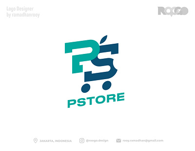 Logo Concept : PSTORE branding buy concept design elegant graphic design illustration logo shop stores typography vector