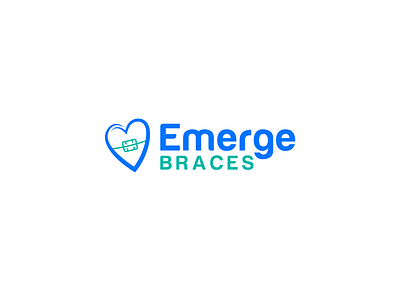 Dental Logo braces logo branding dental logo dentist logo logo logo design medical logo minimal orthodontics logo