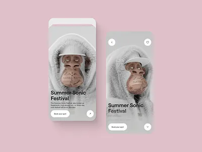 Design exploration 08 app colors design event app figmadesign minimal minimalistic mobile app typography ui