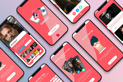 Tinder UI/UX ui