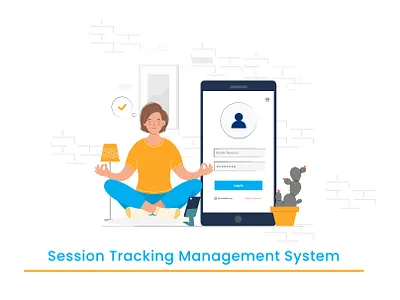 Session Tracking Management System graphic design product design software design ui