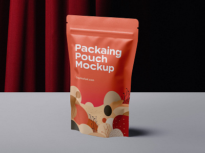 Packaging Pouch Mockup Template packaging
