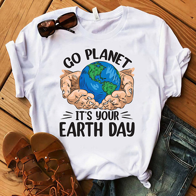 Earth Day T-shirt Design apperal design earth day earth day tshirt graphic design t shirt t shirt design t shirt design ideas tee tshirt