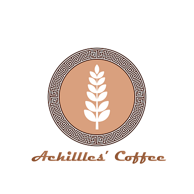 Achillles' Coffee branding design graphic design illustration logo vector