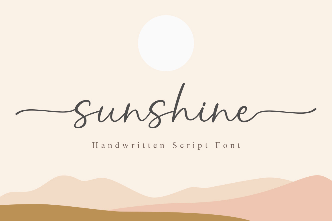 Sunshine Font by Aldi Raya on Dribbble