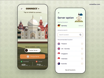 Connect + VPN - Privacy and Security Tool app app design creativity data encryption design encryption indian app internet ios mobilevpn privacy protection proxy secure security server ui ux vpnapp