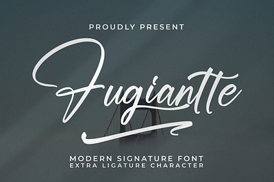 Fugiantte- Modern Signature Font set