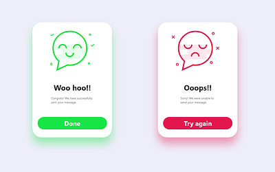 Daily UI Design Challenge | Day - 11 | Flash Message design typography ui ux