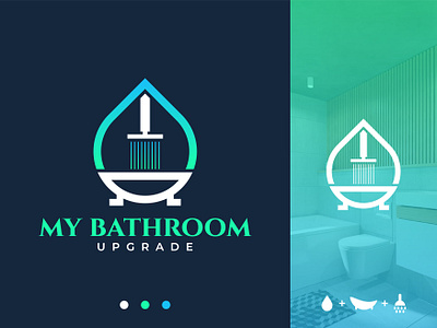 My bathroom upgrade bath bathroom branding graphic design logo water waterdrop