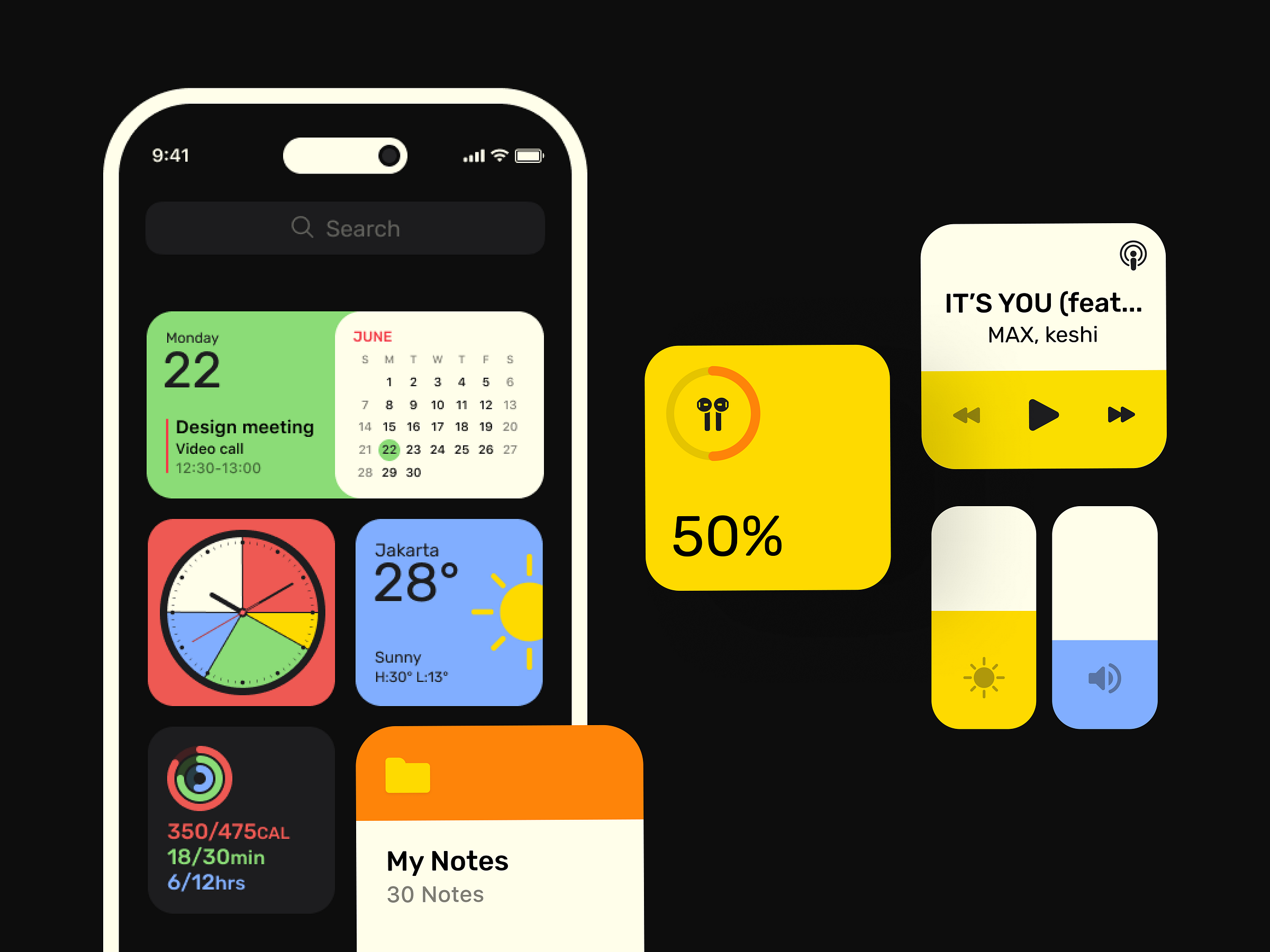 ios-widget-by-syaqiya-aranya-for-pleinhaus-design-bureau-on-dribbble