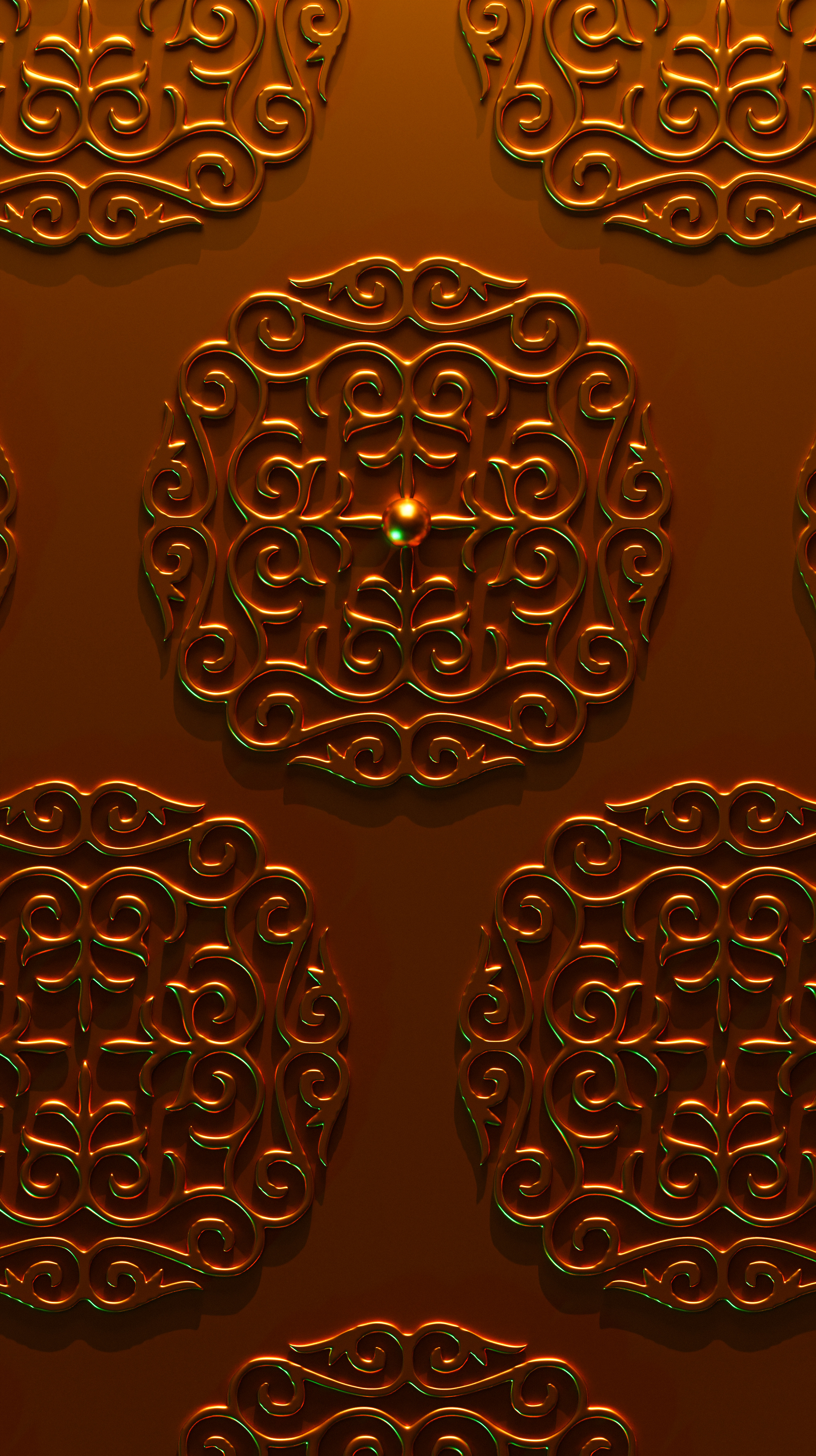 Golden pattern background