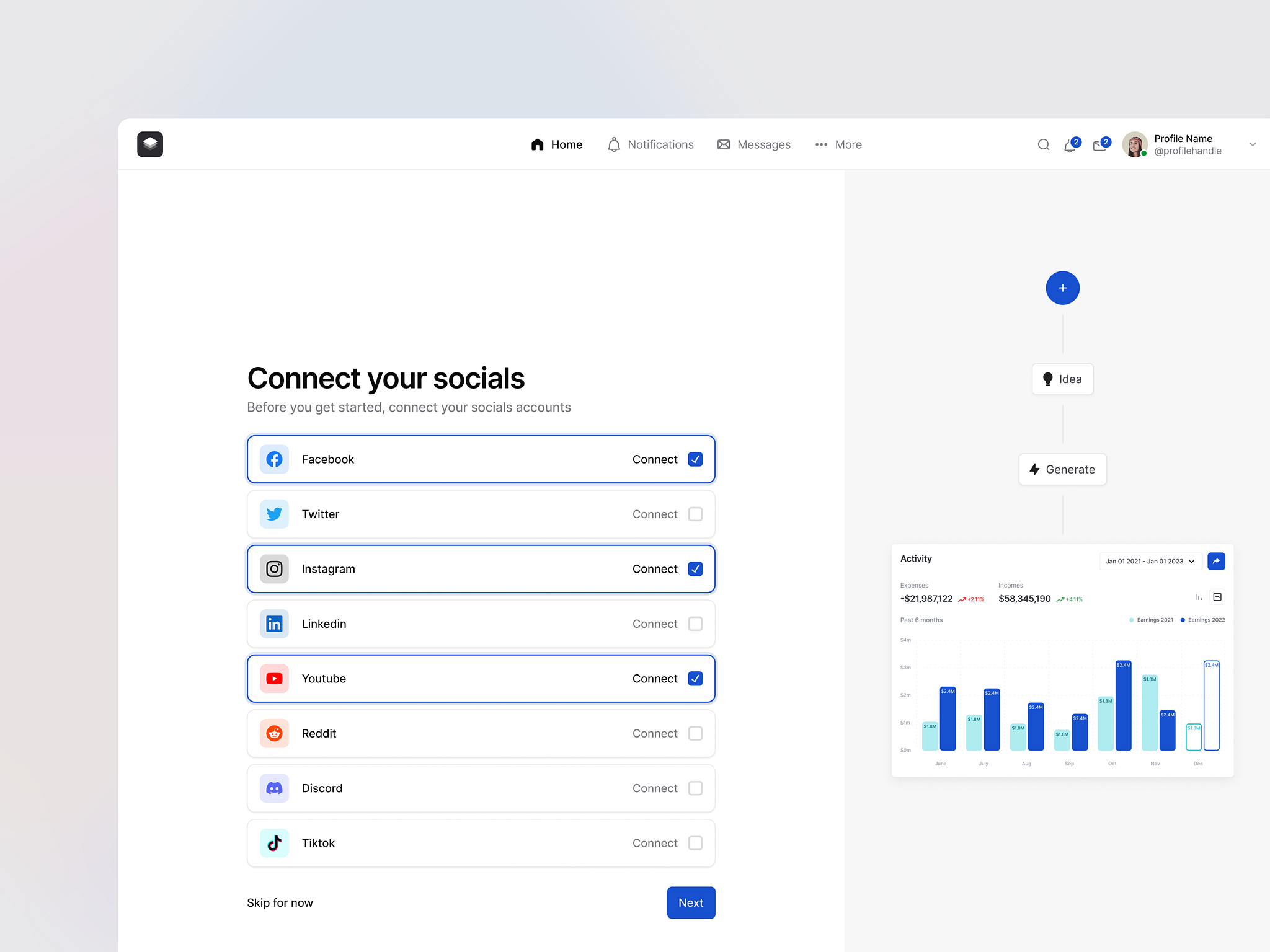 Stratis UI - Connect by Monty Hayton on Dribbble