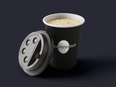Luminescence coffe branding coffe cup design graphic design illustration logo typography vector
