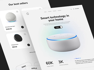 Smart Home Landing Page animation apple concept landing motion page smart home ui uiux ux webdesign website