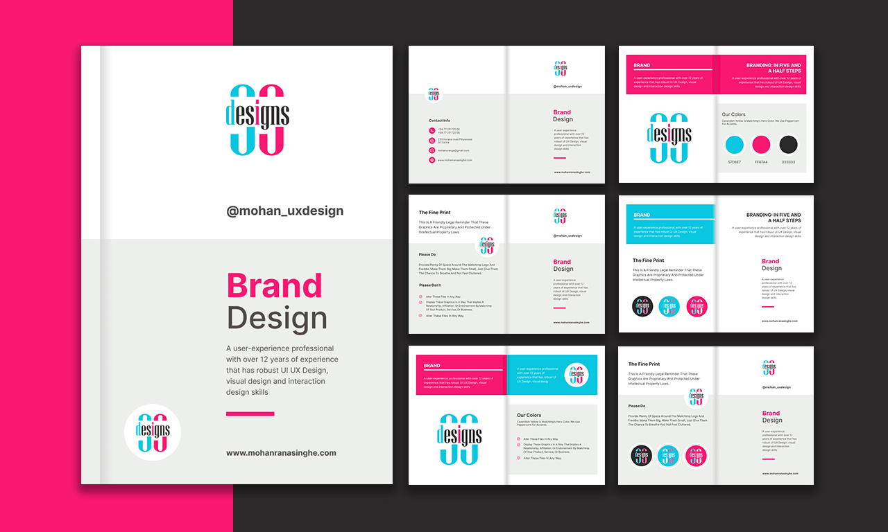 Beautiful Brand Designs brand guideline book branding business card color palette logo logo design logo usage guidelines merchandise kit