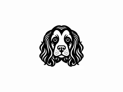 Cavalier King Charles Spaniel Logo animal branding cavalier charles cute design dog emblem icon identity illustration king logo mark pet puppy spaniel symbol vector vet