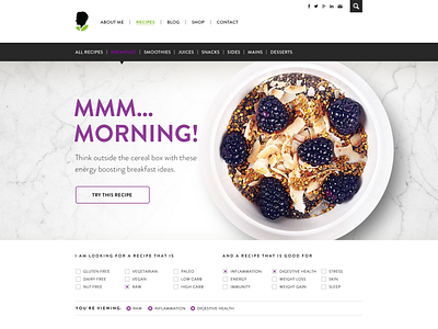 NutriShaun Website branding design graphic design webdesign