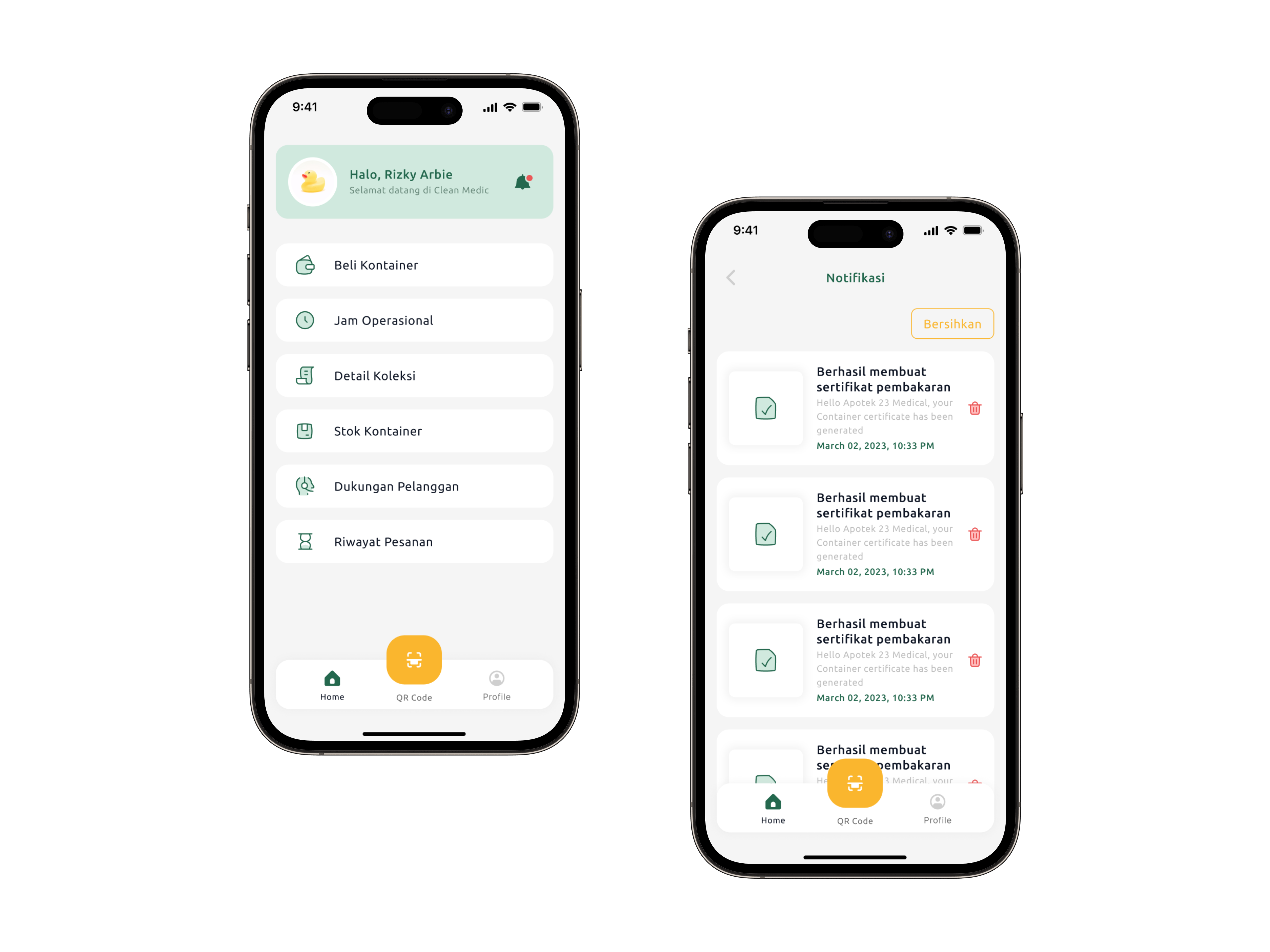 Redesign — Clean Medic app app clean delivery design figma ios medical mobile ui ux waste