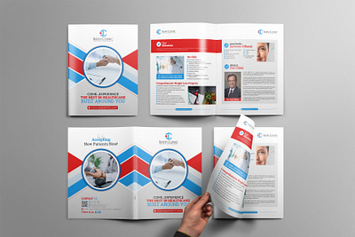 Medical Business Brochure Design branding brochure business business brochure company profile design graphic design vector