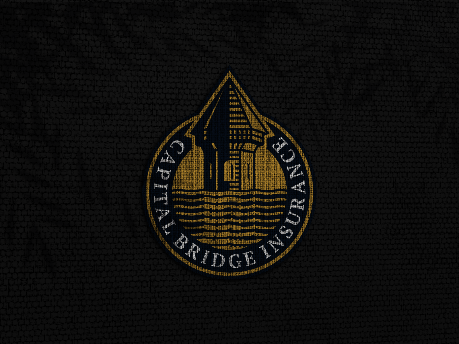 Capital Bridge Insurance Logo Design badge classic logo emblem finance finance logo insurance insurance logo logo luxury logo old logo patch