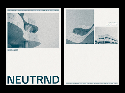 Neutrnd Poster Design art artist branding design designer diseño gráfico diseño visual editorial editorial design graphic design graphic designer grid illustration inspiration logo magazine poster poster design typography visual design