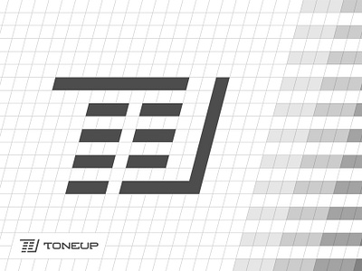 ToneUp TU branding graphic design logo monogram tone toneup tu up