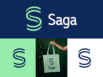 Saga Logo branding design graphic design identity logo saga