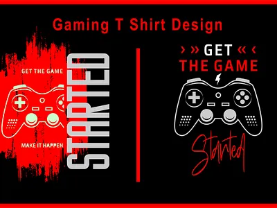 Gaming T-Shirt Design design game gamer games gaming gaming t shirt design graphic design illustration t shirt typography video
