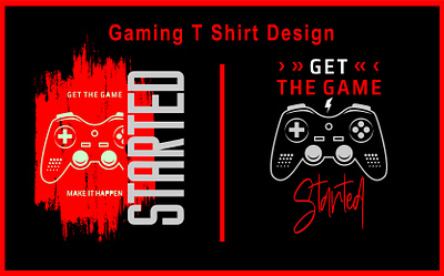 Gaming T-Shirt Design design game gamer games gaming gaming t shirt design graphic design illustration t shirt typography video