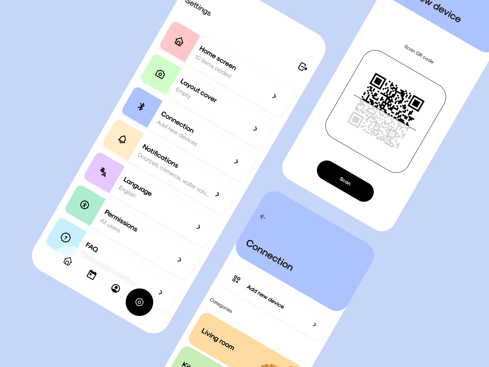 Smart Home App: Connection by Artem on Dribbble