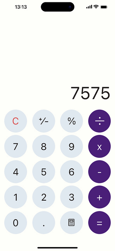 Calculator UI dailyui design figma ui ux
