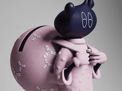 THYMUS 3d art artwork character contemporary art design sculpture visualization