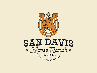 Branding apparel badge badges branding design geometric horse illustration line lineart logo minimal monoline ranch texas vintage vintage branding